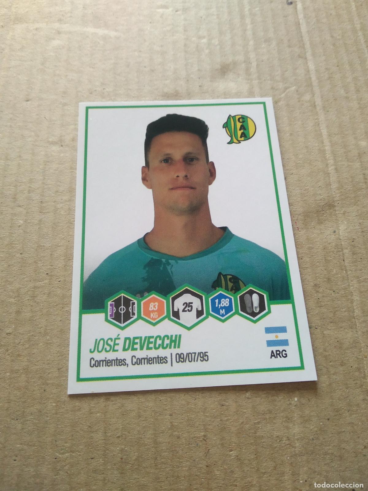 Cromos de F&uacute;tbol: 6 JOSE DEVECCHI ALDOSIVI CROMO FUTBOL ARGENTINO PANINI LIGA ARGENTINA 2022