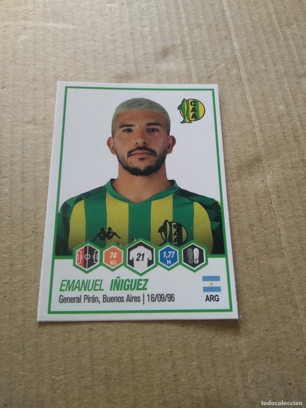 Fu&szlig;ball-Sticker: 8 EMANUEL I&Ntilde;IGUEZ ALDOSIVI CROMO FUTBOL ARGENTINO PANINI LIGA ARGENTINA 2022