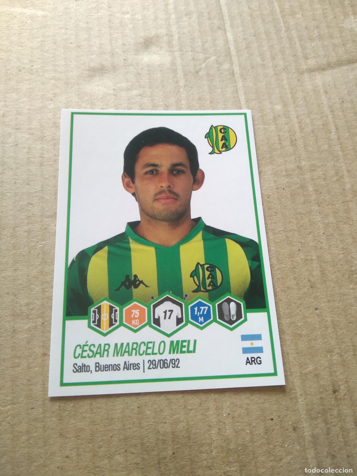 Cromos de F&uacute;tbol: 14 CESAR MARCELO MELI ALDOSIVI CROMO FUTBOL ARGENTINO PANINI LIGA ARGENTINA 2022