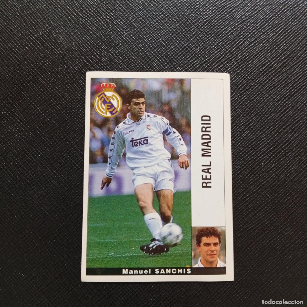 Cromos de F&uacute;tbol: SANCHIS REAL MADRID PANINI 1995 1996 CROMO FUTBOL LIGA 95 96 - SIN PEGAR - A168 PG253
