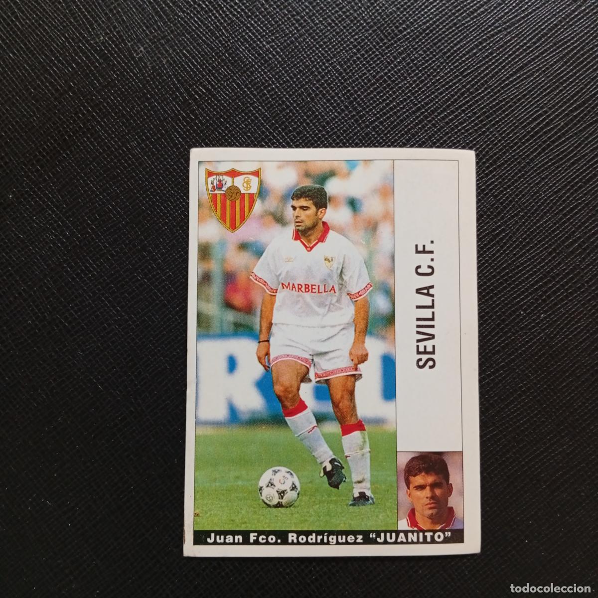 Cromos de F&uacute;tbol: JUANITO SEVILLA PANINI 1995 1996 CROMO FUTBOL LIGA 95 96 - SIN PEGAR - A168 PG253