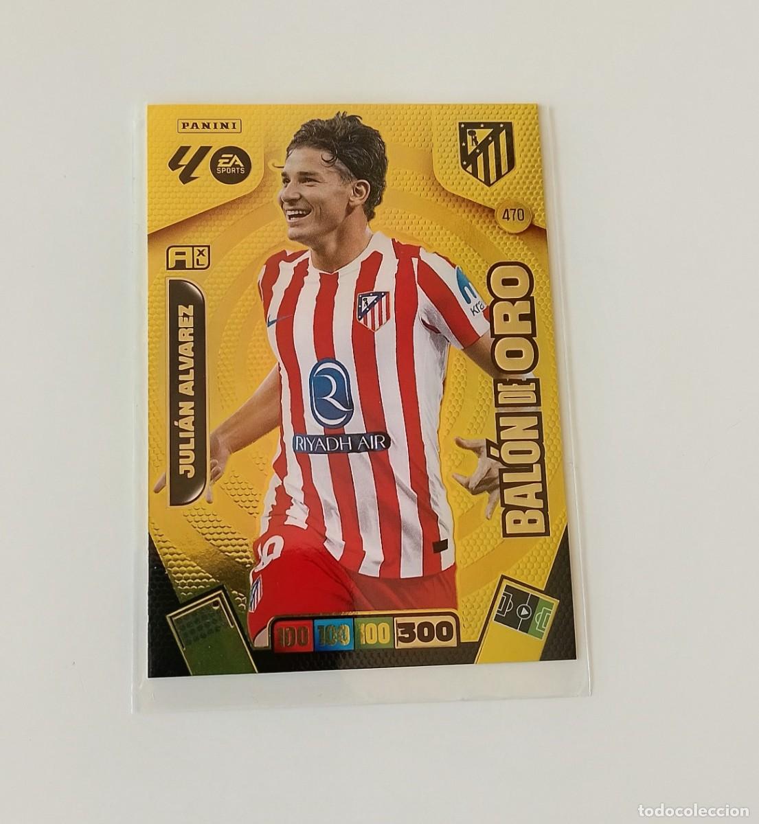 Figurine di Calcio: ADRENALYN 2025/2026 JULIAN &Aacute;LVAREZ ( BAL&Oacute;N DE ORO ) - EL DE LA FOTO - DE SOBRE
