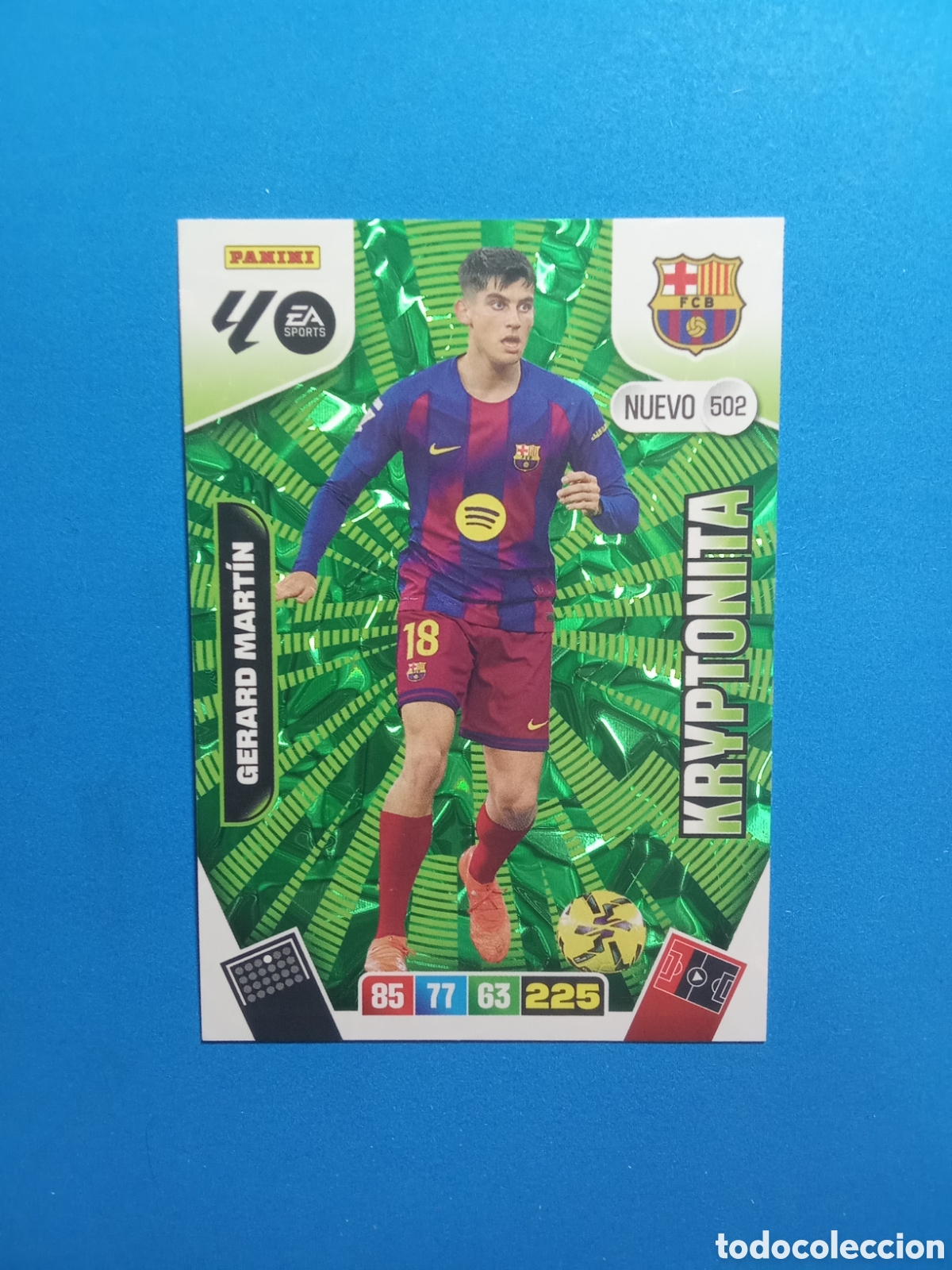 Cromos de F&uacute;tbol: CROMO 502 GERARD MARTIN BARCELONA NUEVO KRYPTONITA ADRENALYN 25-26