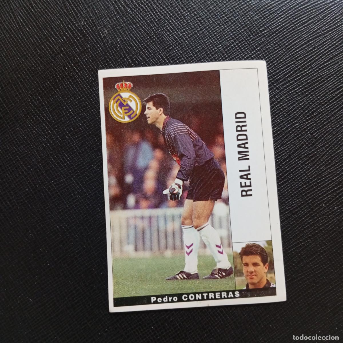 Cromos de F&uacute;tbol: CONTRERAS REAL MADRID PANINI 1995 1996 CROMO FUTBOL LIGA 95 96 - SIN PEGAR - A168 PG262 B