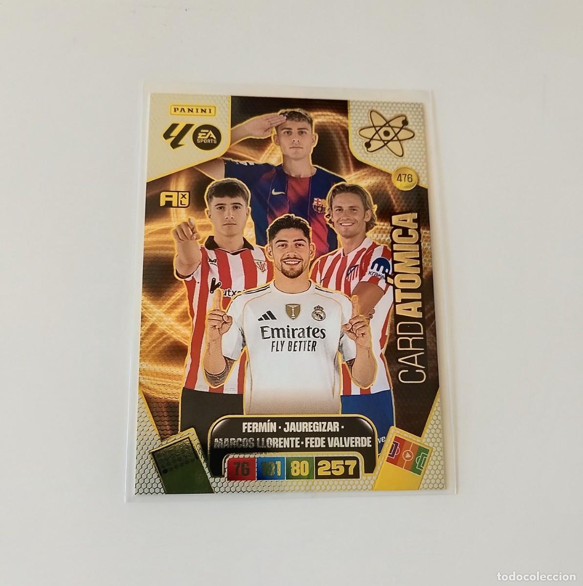 Cromos de F&uacute;tbol: ADRENALYN 2025/2026 CARD AT&Oacute;MICA - EL DE LA FOTO - DE SOBRE