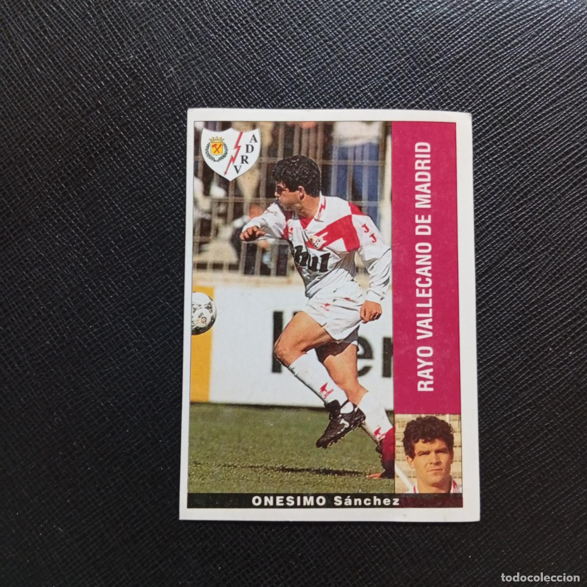 Cromos de F&uacute;tbol: ONESIMO RAYO VALLECANO PANINI 1995 1996 CROMO FUTBOL LIGA 95 96 - SIN PEGAR - A168 PG262 B