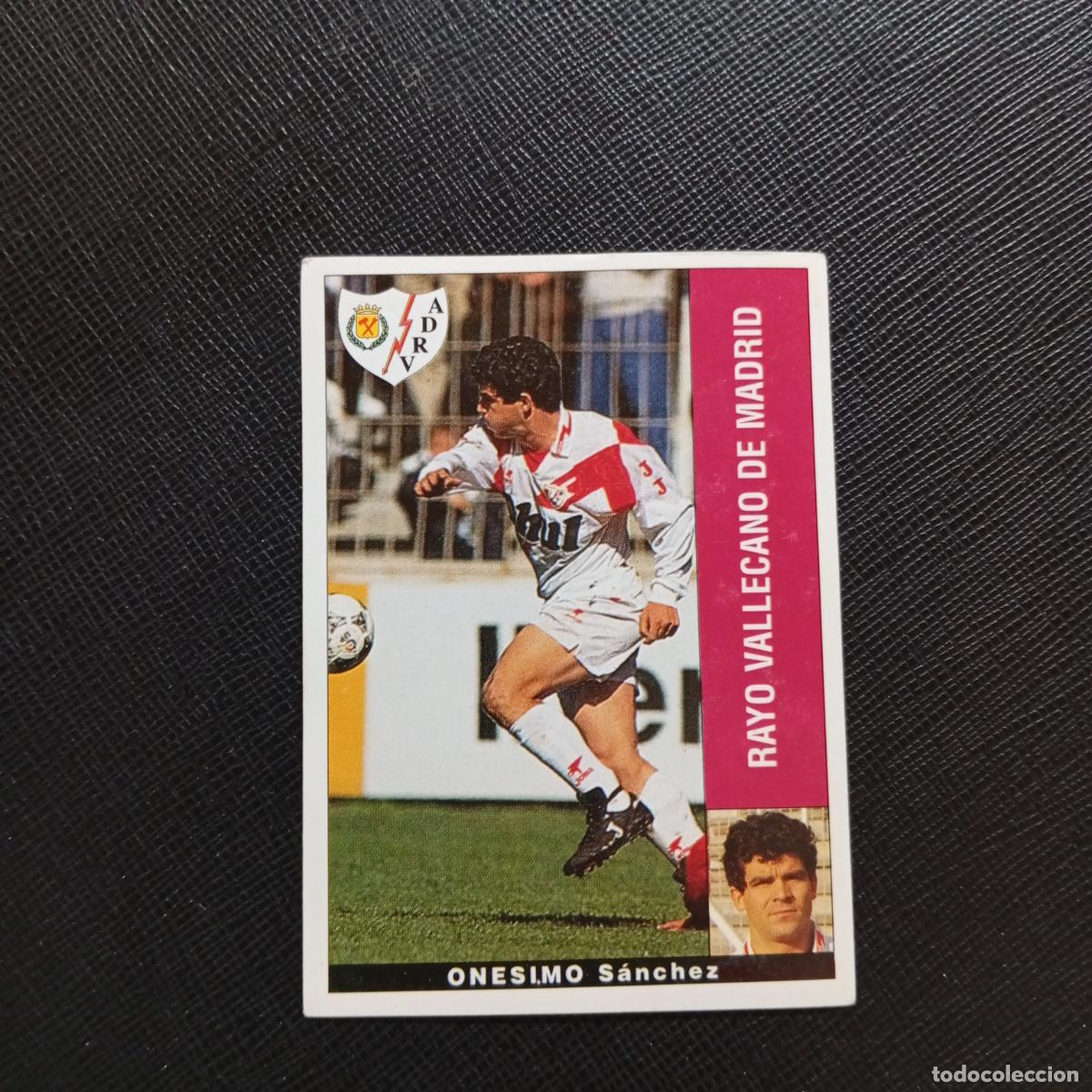 Cromos de F&uacute;tbol: ONESIMO RAYO VALLECANO PANINI 1995 1996 CROMO FUTBOL LIGA 95 96 - SIN PEGAR - A168 PG280