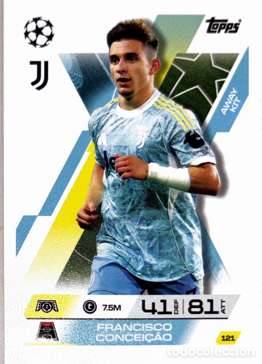 Fu&szlig;ball-Sticker: 121. Francisco Conceicao - Juventus - (MATCH ATTAX EXTRA CHAMPIONS LEAGUE 2025/26) TOPPS