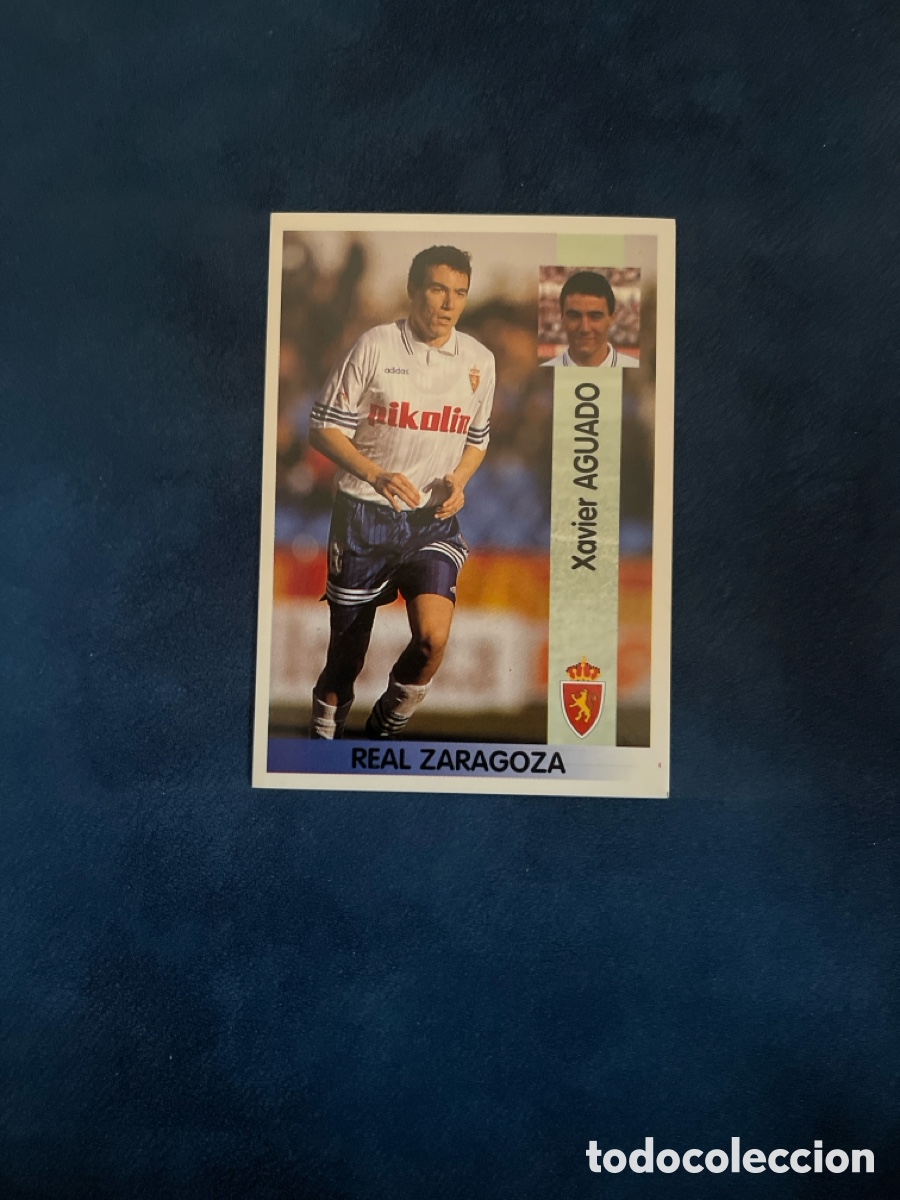 Fu&szlig;ball-Sticker: AGUADO 180 REAL ZARAGOZA 96 97 PANINI 1996 1997 NUEVO SIN PEGAR CROMO UNIFICO ENVIO