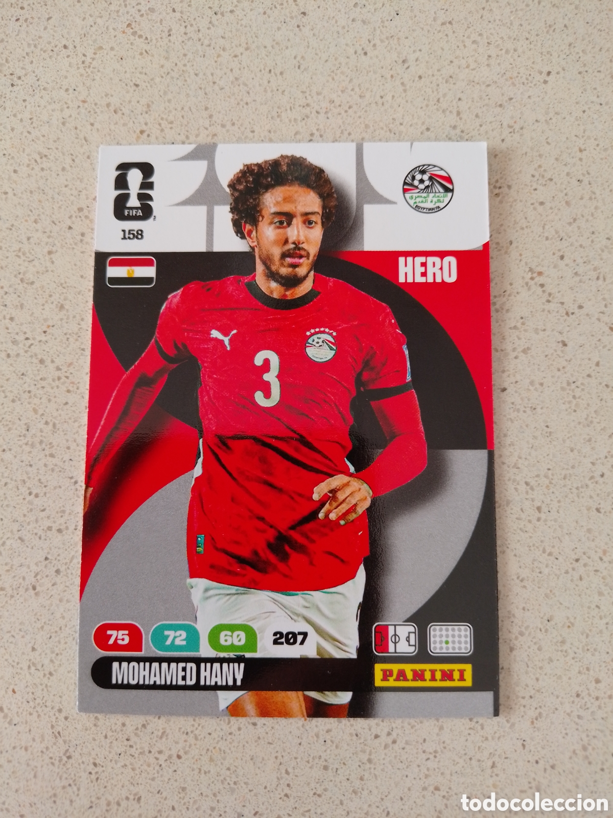 Cromos de F&uacute;tbol: CARTA N&Uacute;MERO 158 MOHAMED HANY EGIPTO. ADRENALYN XL MUNDIAL 2026.
