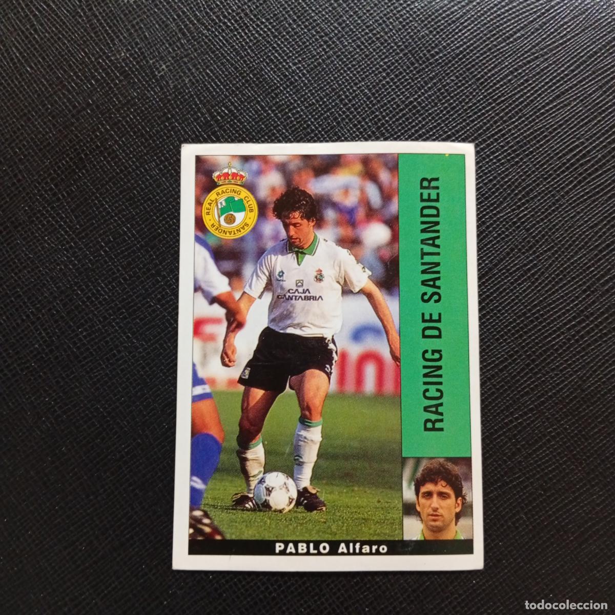 Cromos de F&uacute;tbol: PABLO ALFARO RACING PANINI 1995 1996 CROMO FUTBOL LIGA 95 96 - SIN PEGAR - A168 PG289