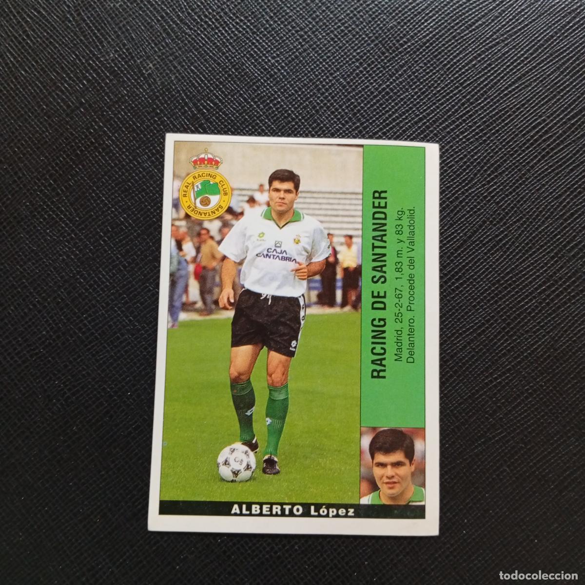 Cromos de Futebol: ALBERTO RACING SANTANDER PANINI 1995 1996 CROMO FUTBOL LIGA 95 96 - SIN PEGAR - A168 PG316