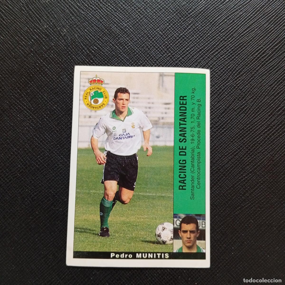 Cromos de F&uacute;tbol: MUNITIS RACING SANTANDER PANINI 1995 1996 CROMO FUTBOL LIGA 95 96 - SIN PEGAR - A168 PG316