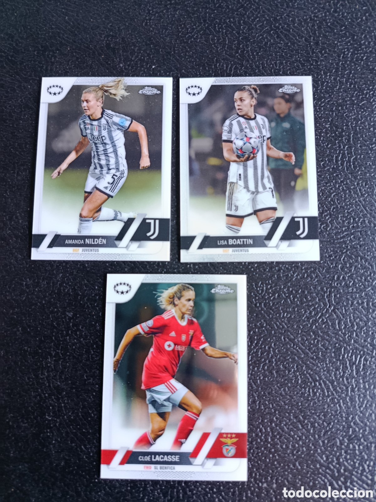 Cromos de Futebol: 3 cromos WOMANS CHAMPINS LEAGUE 2022/23