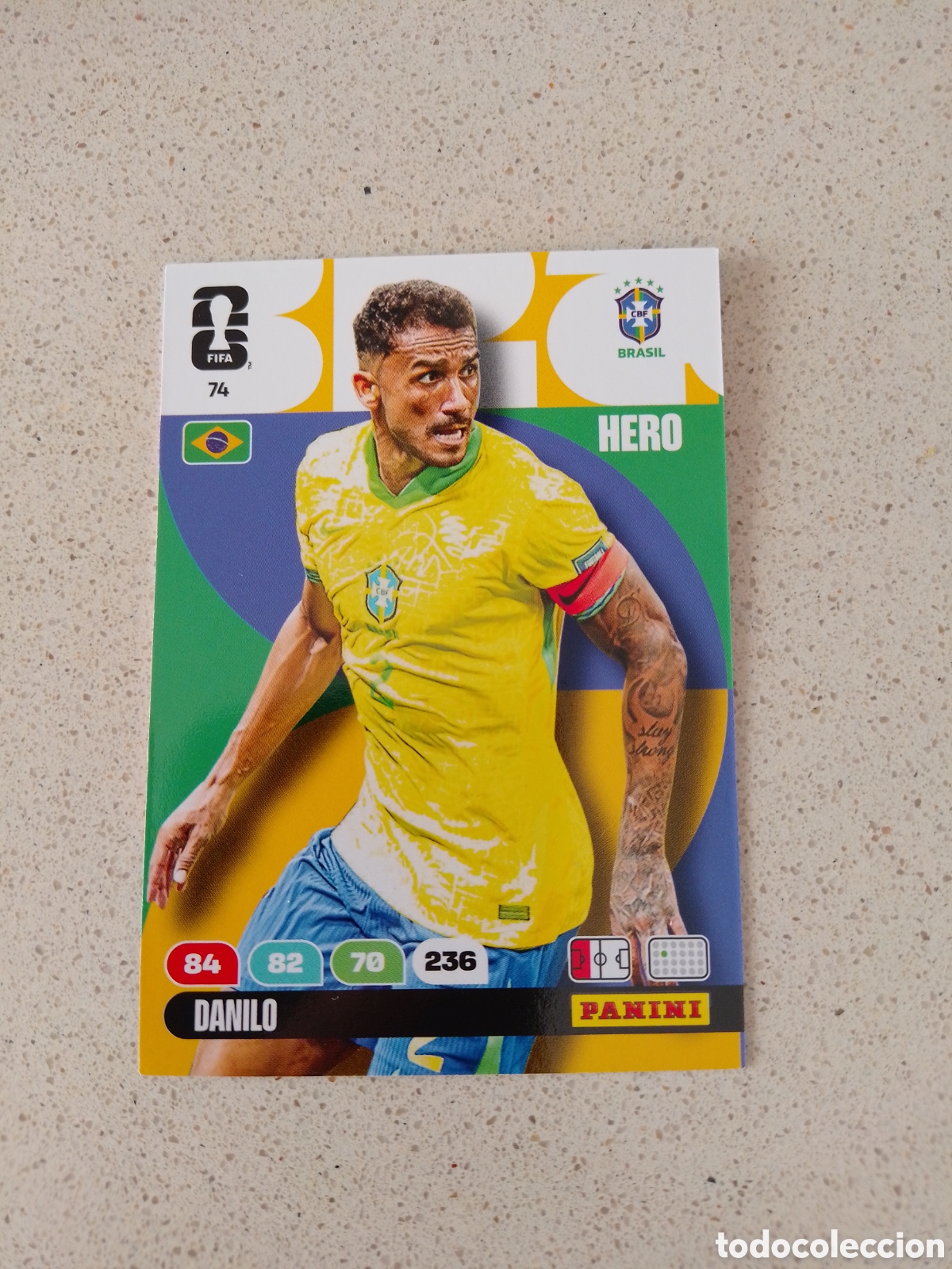 Cromos de Futebol: CARTA N&Uacute;MERO 74 DANILO BRASIL. ADRENALYN XL MUNDIAL 2026.
