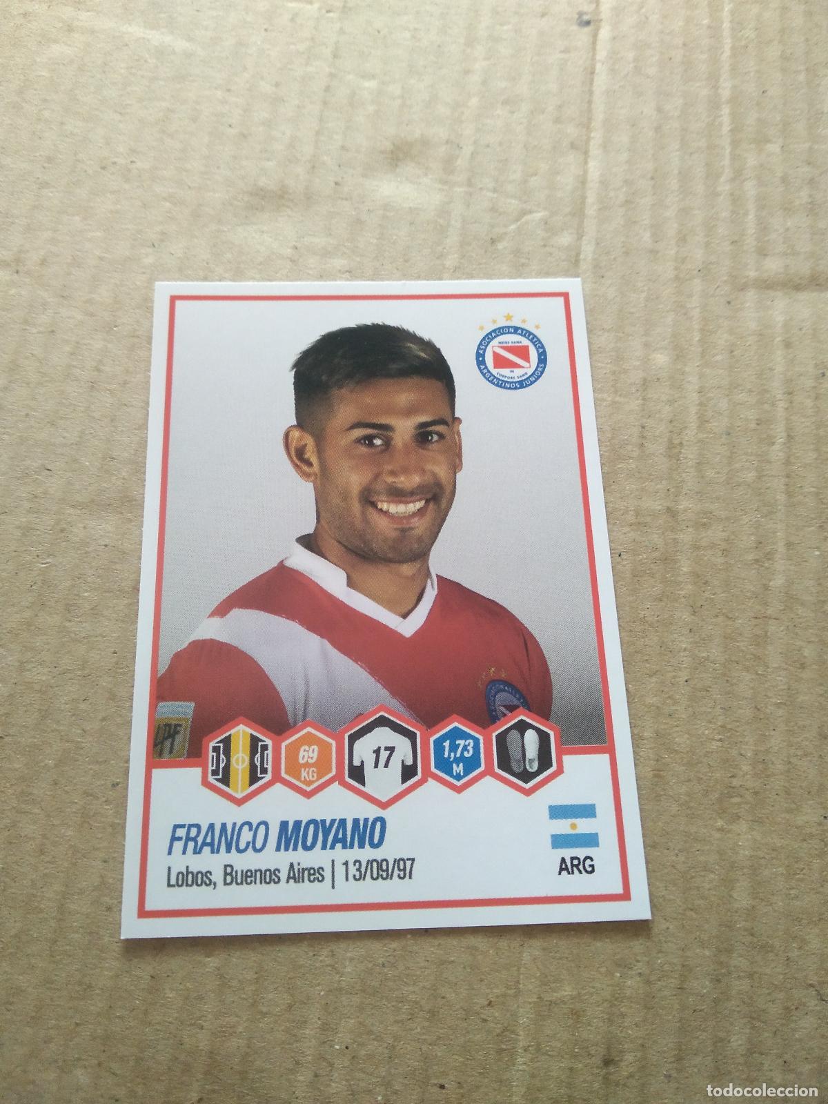 Cromos de Futebol: 31 FRANCO MOYANO ARGENTINOS JUNIORS CROMO FUTBOL ARGENTINO PANINI LIGA ARGENTINA 2022