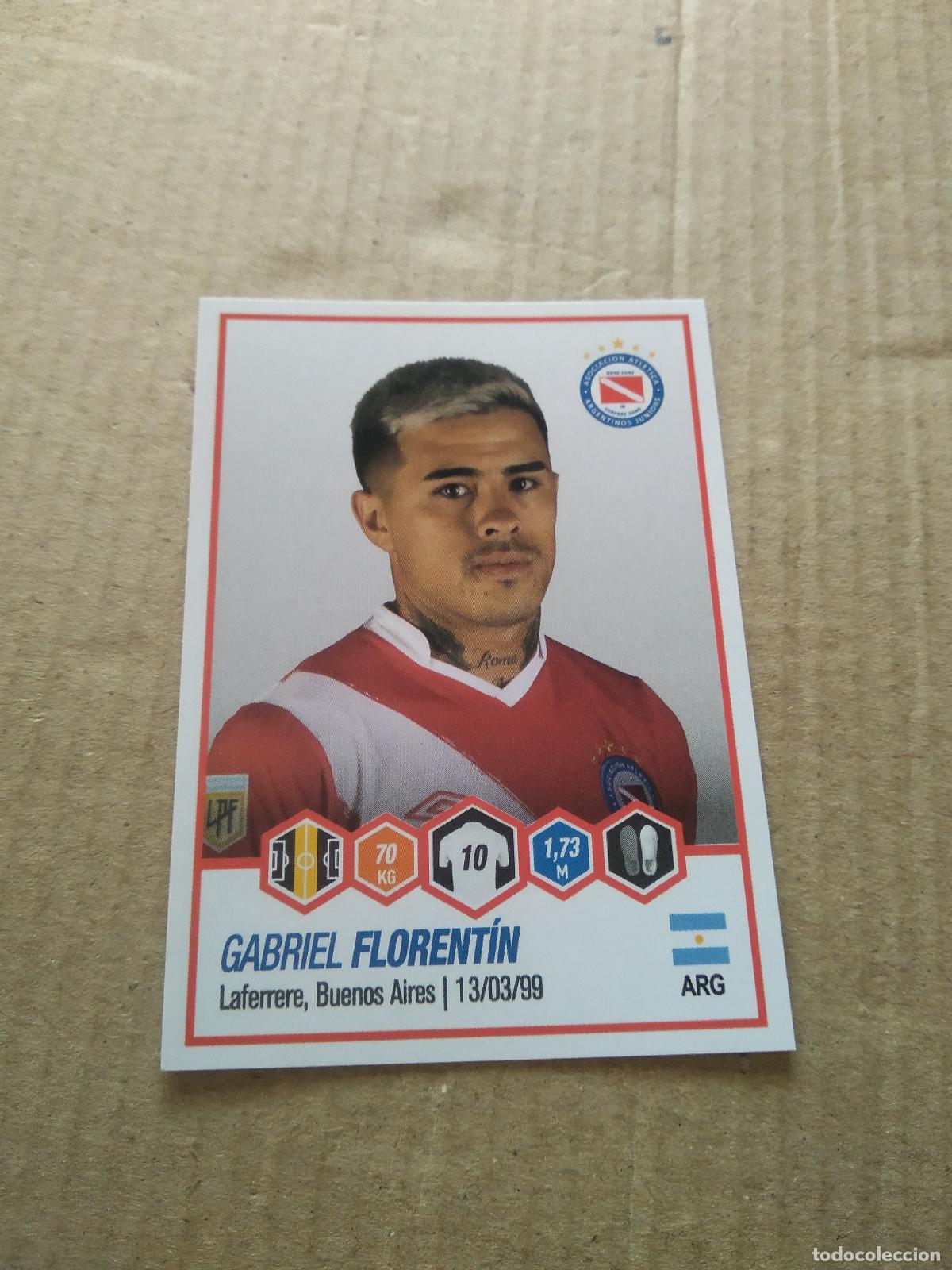 Cromos de Futebol: 33 GABRIEL FLORENTIN ARGENTINOS JUNIORS CROMO FUTBOL ARGENTINO PANINI LIGA ARGENTINA 2022