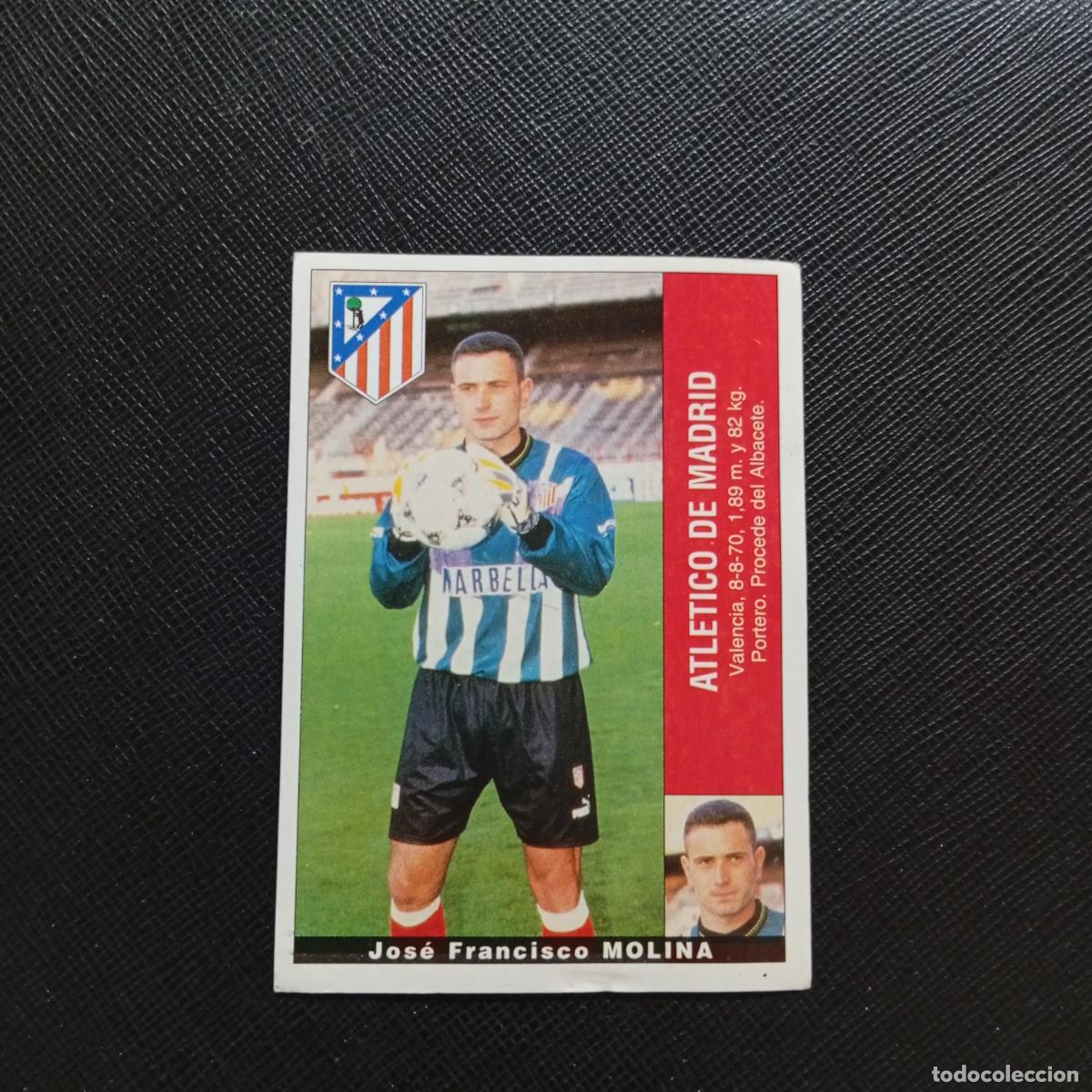 Cromos de F&uacute;tbol: MOLINA AT MADRID PANINI 1995 1996 CROMO FUTBOL LIGA 95 96 - SIN PEGAR - A168 PG343