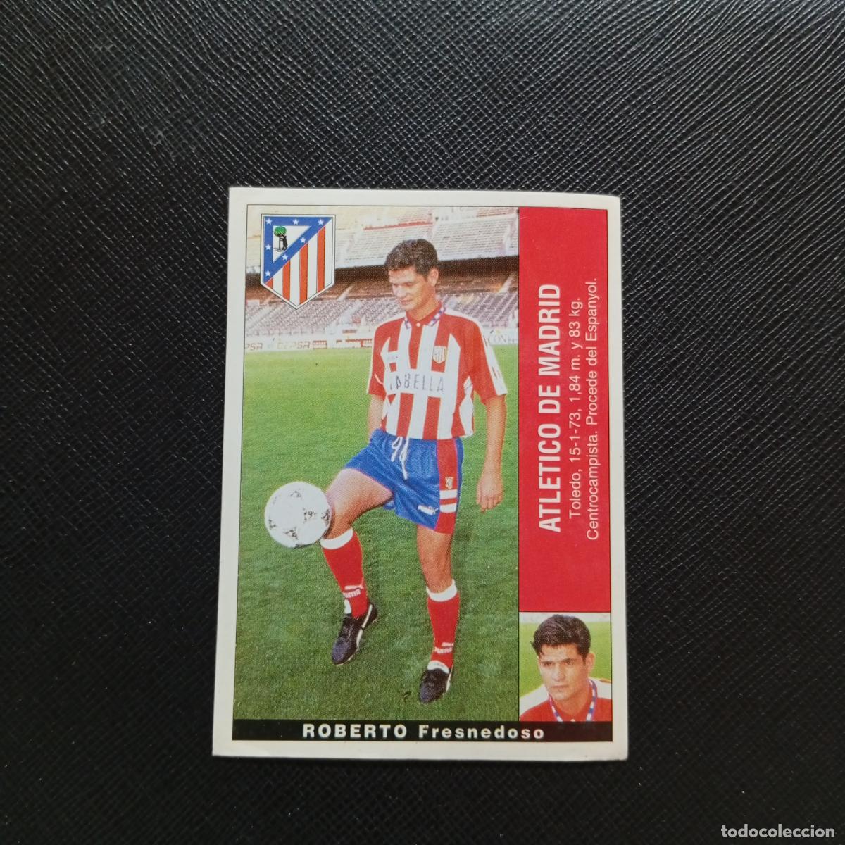 Cromos de F&uacute;tbol: ROBERTO AT MADRID PANINI 1995 1996 CROMO FUTBOL LIGA 95 96 - SIN PEGAR - A168 PG343 FICHAJE 7