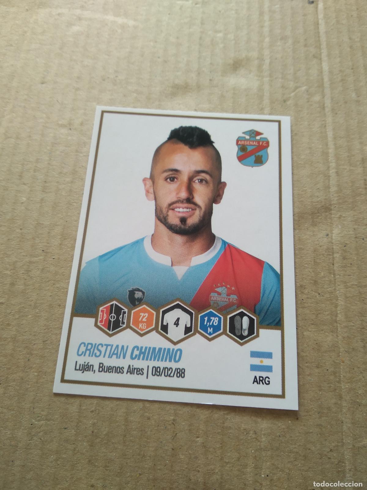 Cromos de F&uacute;tbol: 44 CRISTIAN CHIMINO ARSENAL FC CROMO FUTBOL ARGENTINO PANINI LIGA ARGENTINA 2022