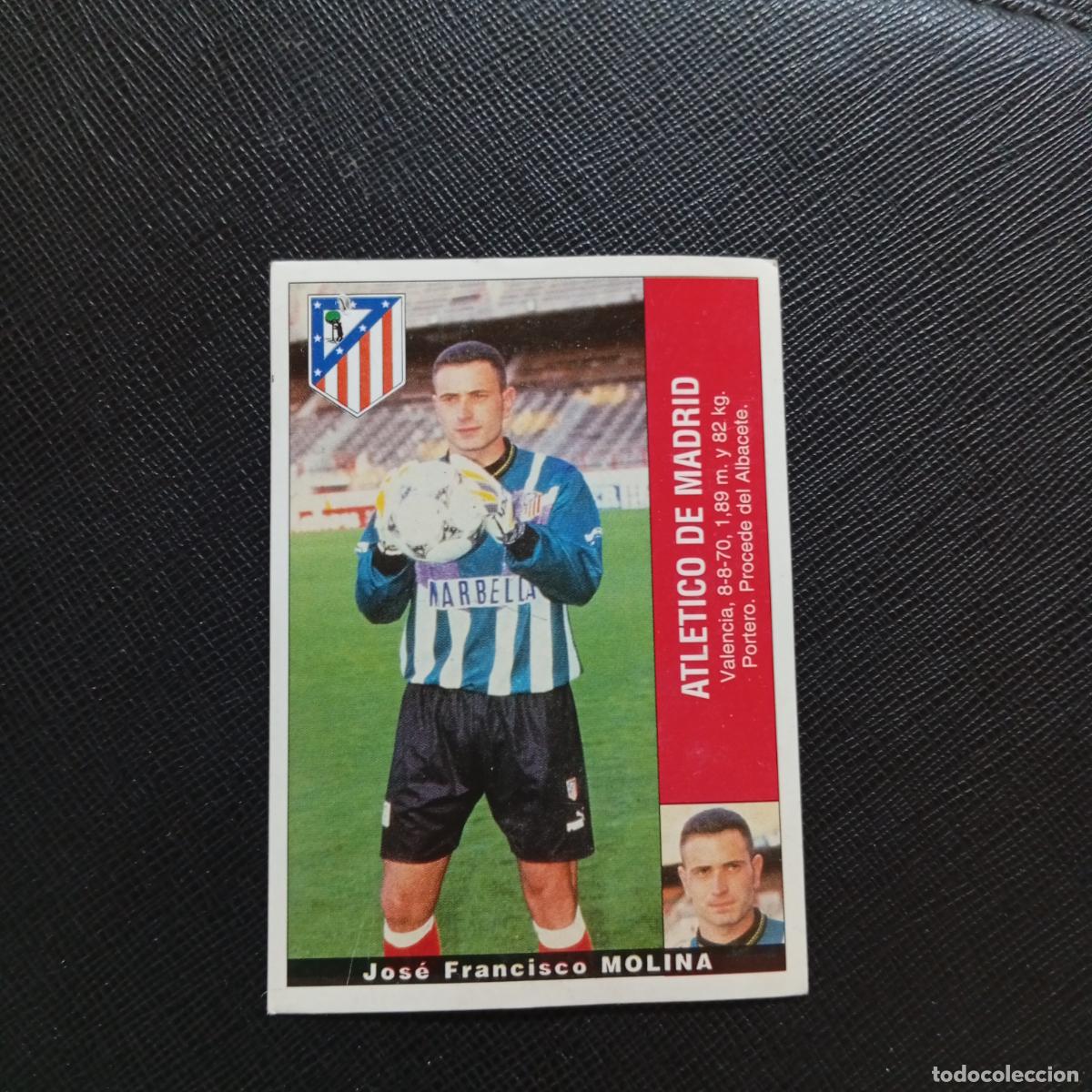 Cromos de F&uacute;tbol: MOLINA AT MADRID PANINI 1995 1996 CROMO FUTBOL LIGA 95 96 - SIN PEGAR - A168 PG343 B