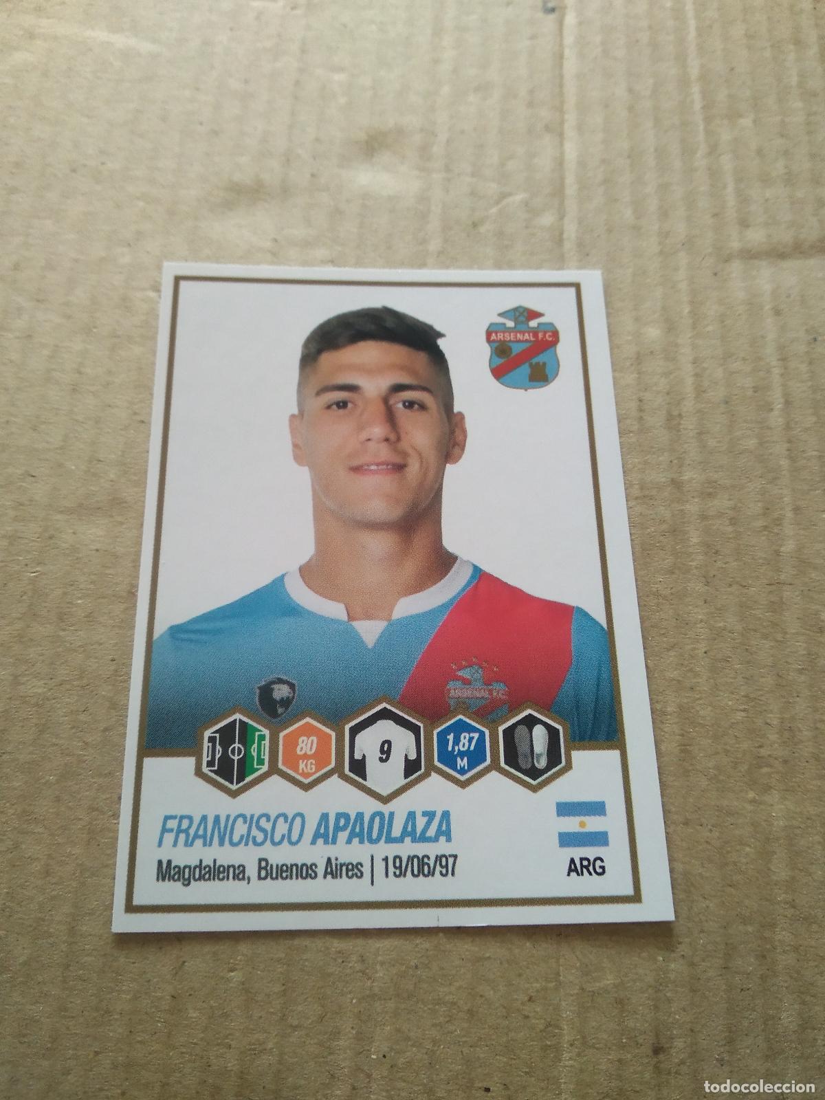 Cromos de F&uacute;tbol: 50 FRANCISCO APAOLAZA ARSENAL FC CROMO FUTBOL ARGENTINO PANINI LIGA ARGENTINA 2022