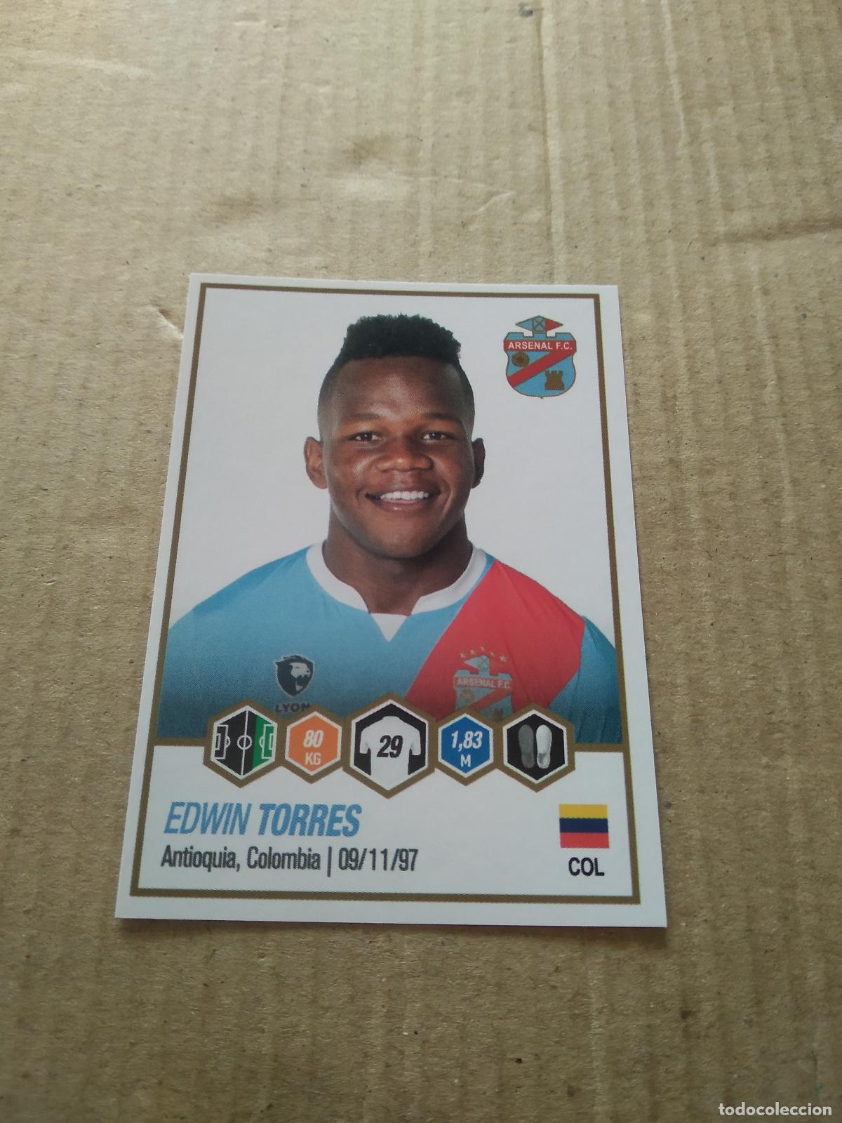 Cromos de F&uacute;tbol: 51 EDWIN TORRES ARSENAL FC CROMO FUTBOL ARGENTINO PANINI LIGA ARGENTINA 2022