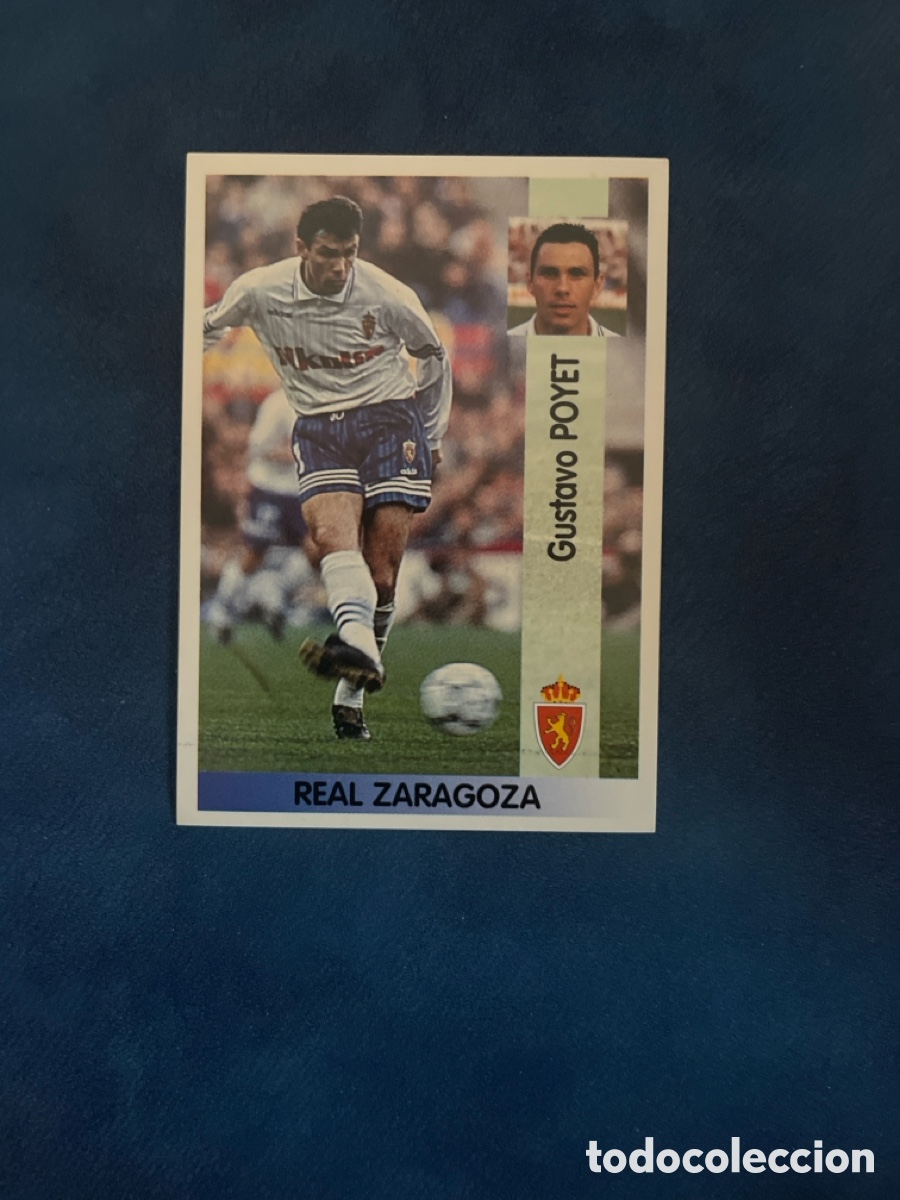Cromos de F&uacute;tbol: POYET 187 REAL ZARAGOZA 96 97 PANINI 1996 1997 NUEVO SIN PEGAR CROMO UNIFICO ENVIO