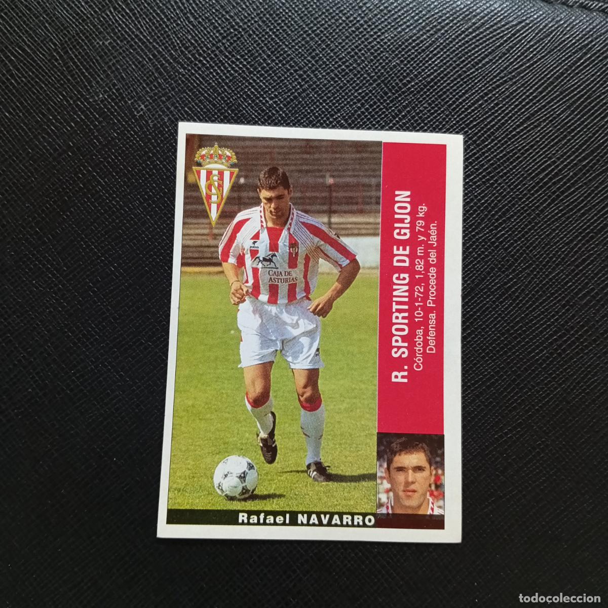 Cromos de Futebol: RAFA NAVARRO SPORTING GIJON PANINI 1995 1996 CROMO FUTBOL 95 96 - SIN PEGAR - A168 PG361 FICHAJE 22