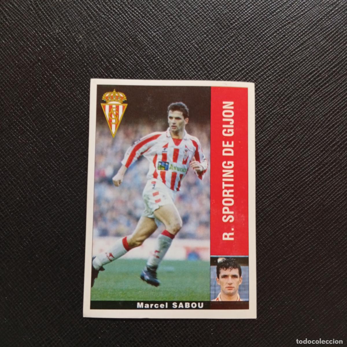 Cromos de F&uacute;tbol: SABOU SPORTING GIJON PANINI 1995 1996 CROMO FUTBOL 95 96 LIGA - SIN PEGAR - A168 PG379