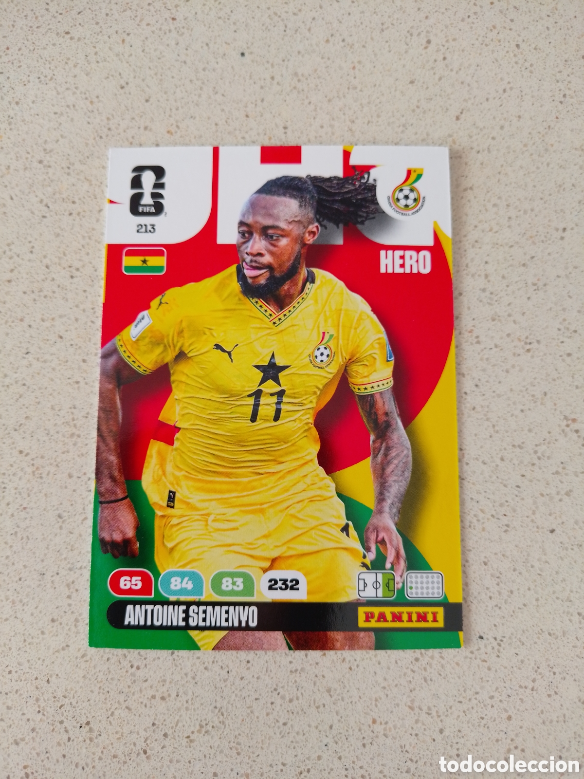 Cromos de F&uacute;tbol: CARTA N&Uacute;MERO 213 ANTOINE SEMENYO GHANA. ADRENALYN XL MUNDIAL 2026.