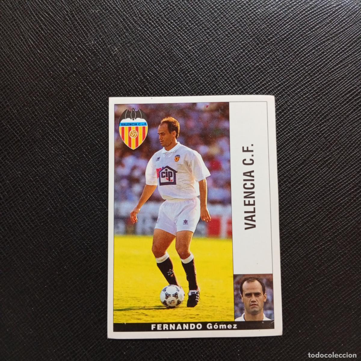 Cartes &agrave; collectionner de Football: FERNANDO VALENCIA PANINI 1995 1996 CROMO FUTBOL 95 96 LIGA - SIN PEGAR - A168 PG397