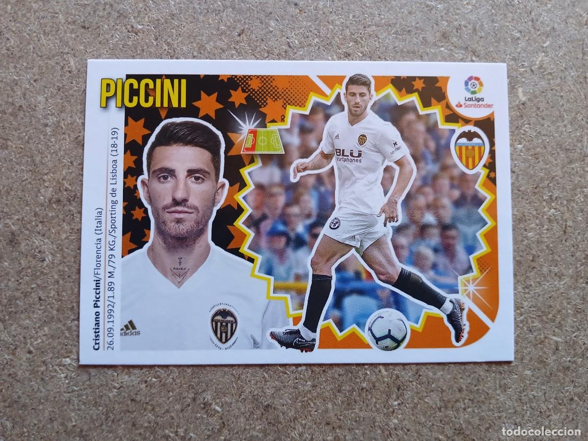 Cartes &agrave; collectionner de Football: PICCINI - VALENCIA CF ULTIMOS FICHAJES N&ordm; 26 LIGA ESTE 2018 2019 - 18 19
