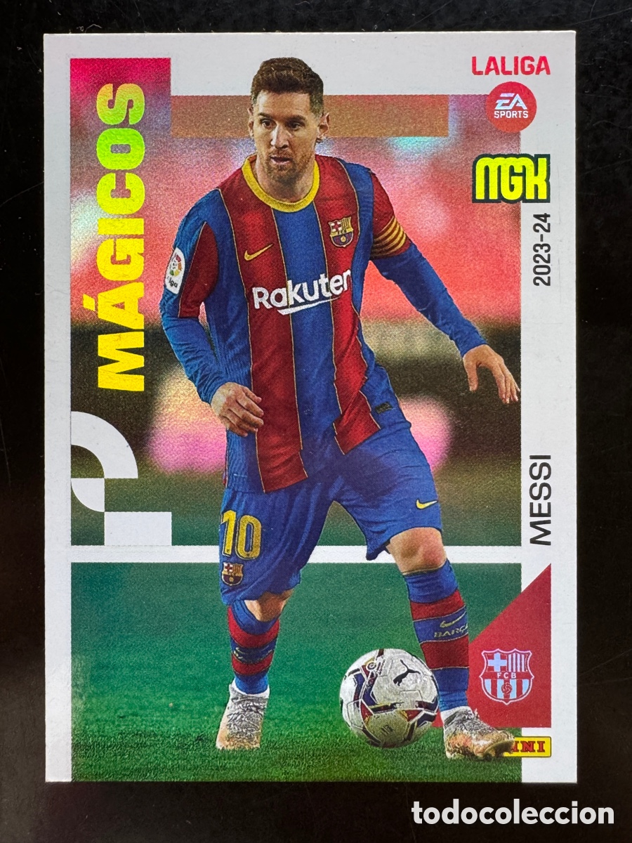 Cromos de F&uacute;tbol: Messi M&aacute;gicos 439 Barcelona Megacracks 2023/24