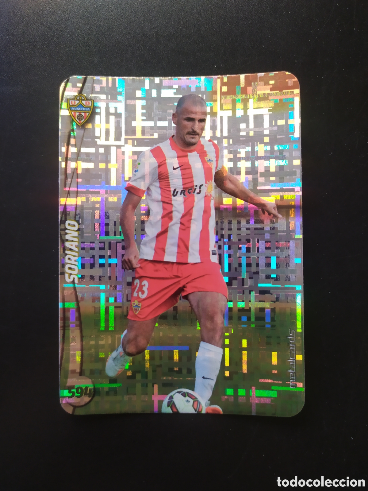 Cromos de F&uacute;tbol: Mundicromo fichas Liga 2014 2015 14 15 Soriano top brillo tetris n&deg; 594 Almer&iacute;a