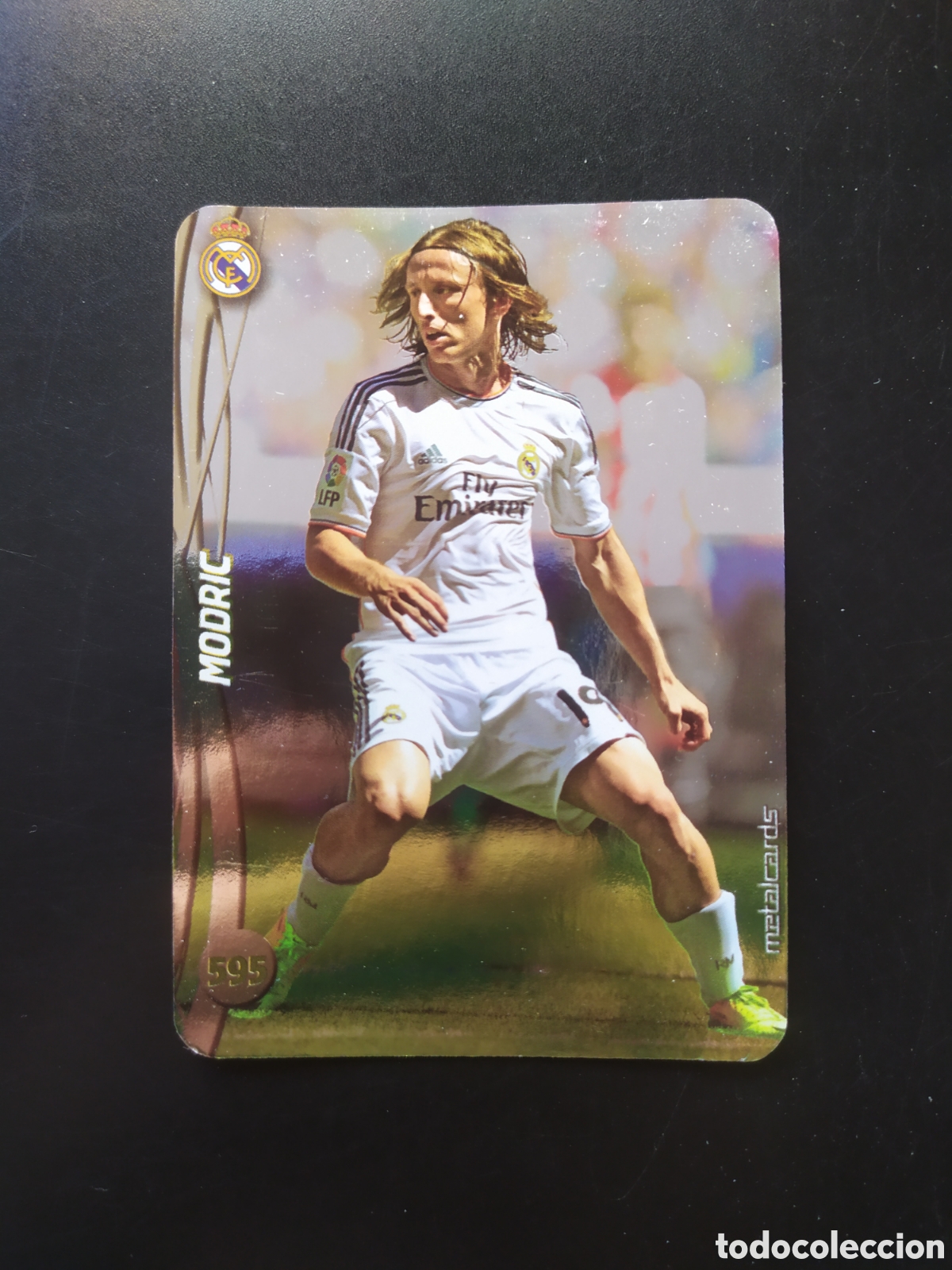 Cromos de F&uacute;tbol: Mundicromo fichas Liga 2014 2015 14 15 Modric top brillo liso n&deg; 595 Real Madrid