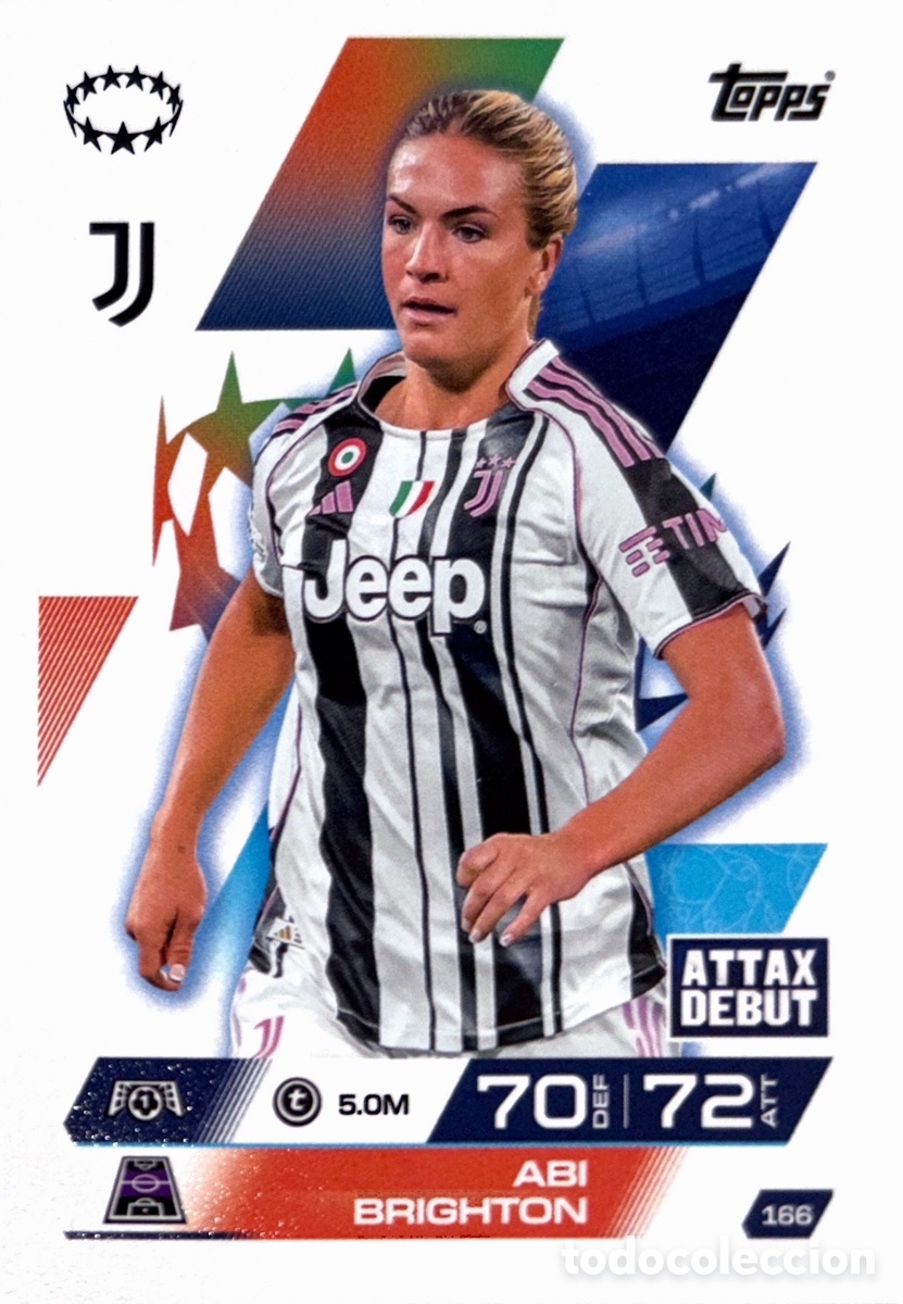 Figurine di Calcio: 166. Abi Brighton - Juventus - (MATCH ATTAX EXTRA CHAMPIONS LEAGUE 2025/26) TOPPS