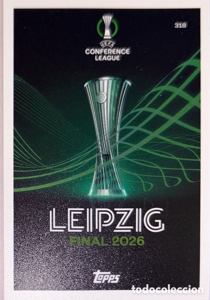 Cartes &agrave; collectionner de Football: 318. UEFA Europa Conference League - Leipzig 26- MATCH ATTAX EXTRA CHAMPIONS LEAGUE 2025/26