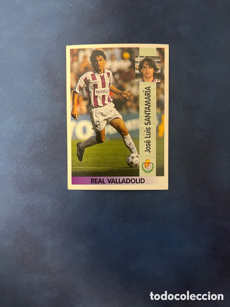 Figurine di Calcio: SANTAMARIA 243 REAL VALLADOLID 96 97 PANINI 1996 1997 NUEVO SIN PEGAR CROMO UNIFICO ENVIO