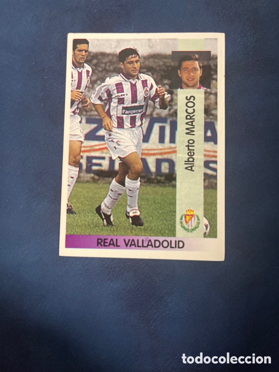 Figurine di Calcio: MARCOS 247 REAL VALLADOLID 96 97 PANINI 1996 1997 NUEVO SIN PEGAR CROMO UNIFICO ENVIO