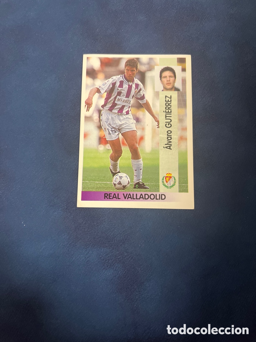 Figurine di Calcio: GUTIERREZ 249 REAL VALLADOLID 96 97 PANINI 1996 1997 NUEVO SIN PEGAR CROMO UNIFICO ENVIO