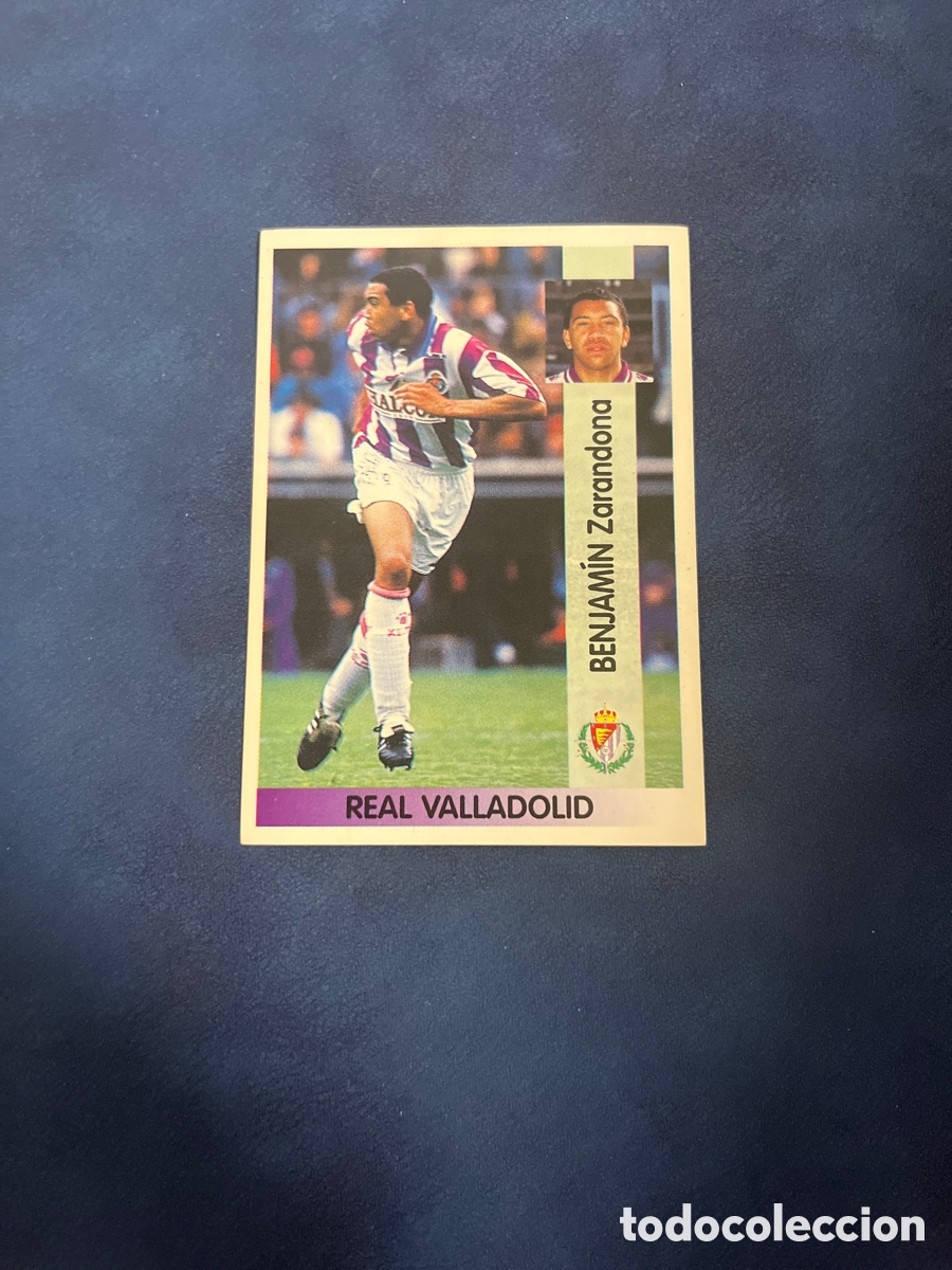 Figurine di Calcio: BENJAMIN 251 REAL VALLADOLID 96 97 PANINI 1996 1997 NUEVO SIN PEGAR CROMO UNIFICO ENVIO