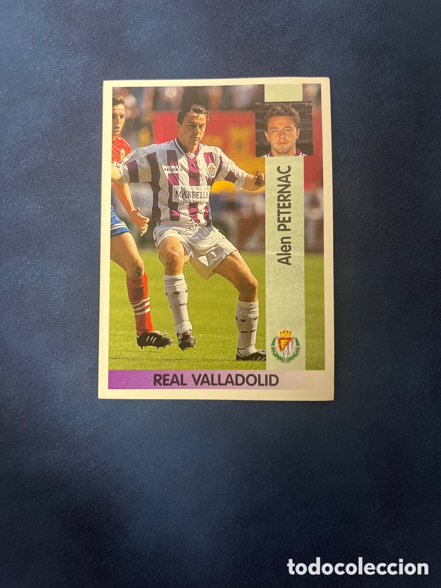 Figurine di Calcio: PETERNAC 254 REAL VALLADOLID 96 97 PANINI 1996 1997 NUEVO SIN PEGAR CROMO UNIFICO ENVIO