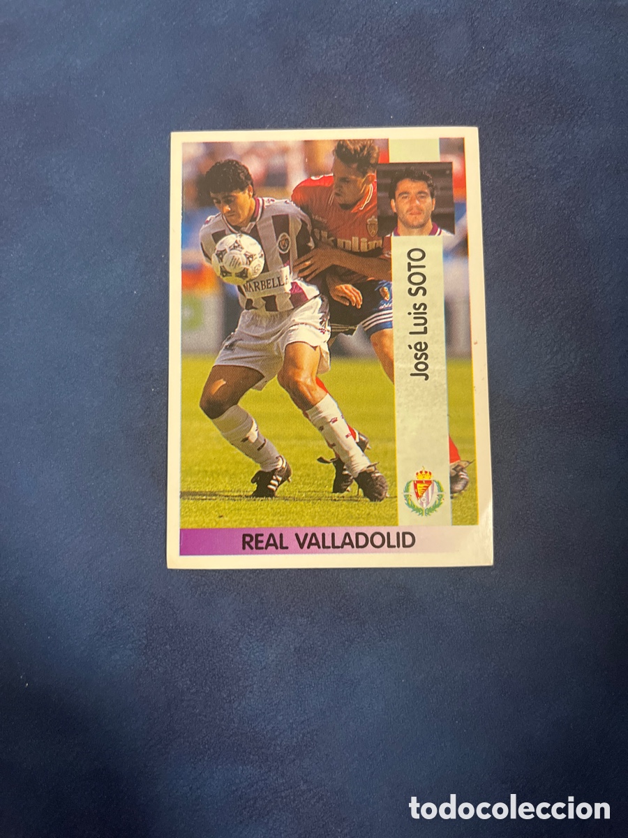 Figurine di Calcio: SOTO 255 REAL VALLADOLID 96 97 PANINI 1996 1997 NUEVO SIN PEGAR CROMO UNIFICO ENVIO
