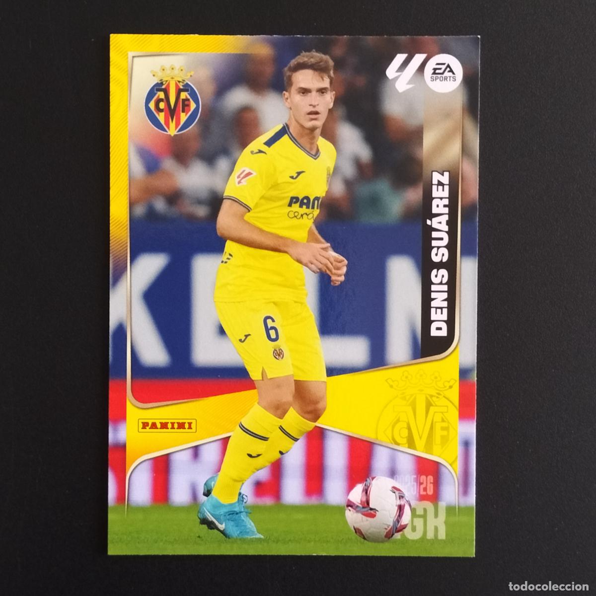 Cromos de F&uacute;tbol: MGK 372 DENIS SUAREZ VILLARREAL CROMOS ALBUM MEGACRACKS LIGA FUTBOL 2025 2026 25 26