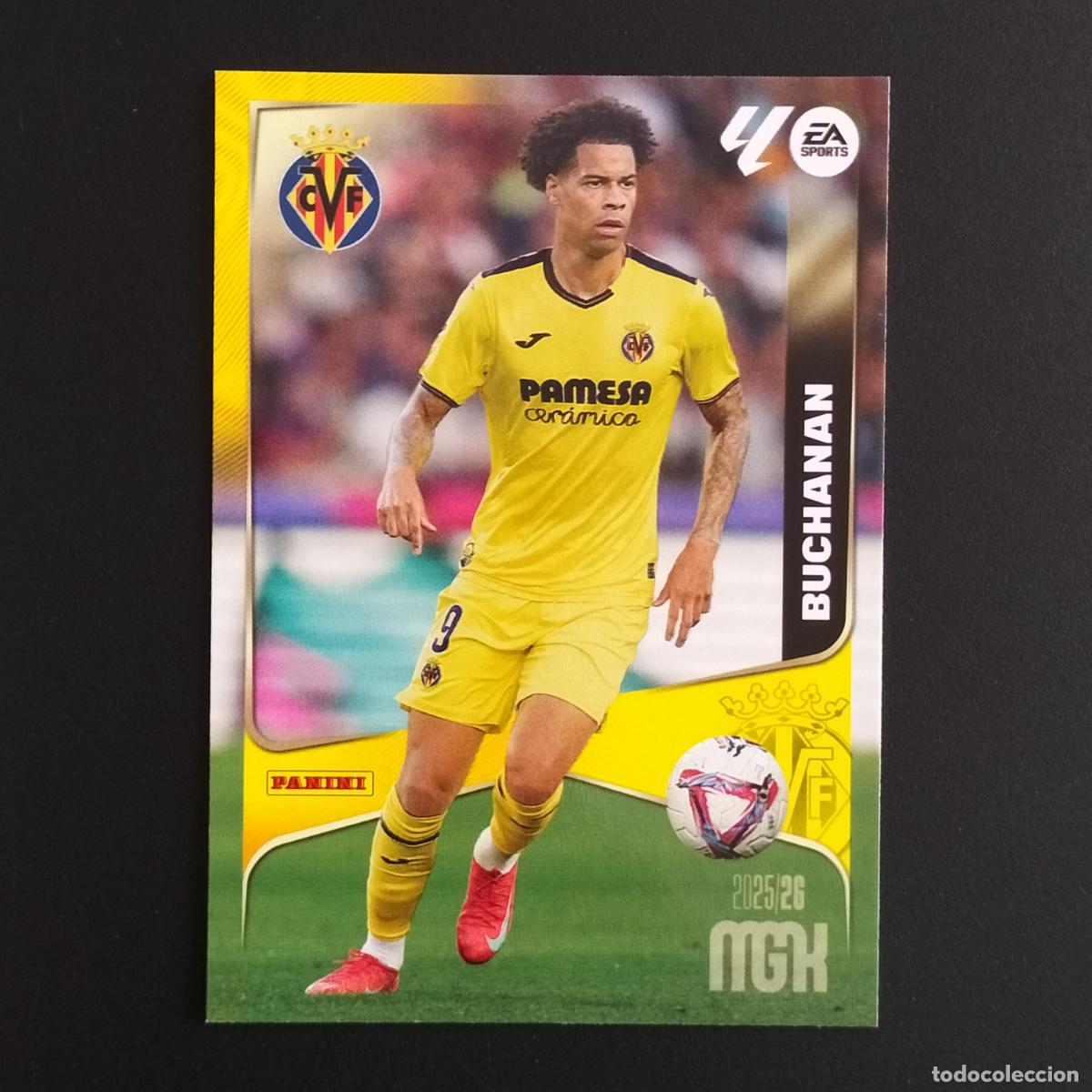 Cromos de F&uacute;tbol: MGK 373 BUCHANAN VILLARREAL CROMOS ALBUM MEGACRACKS LIGA FUTBOL 2025 2026 25 26