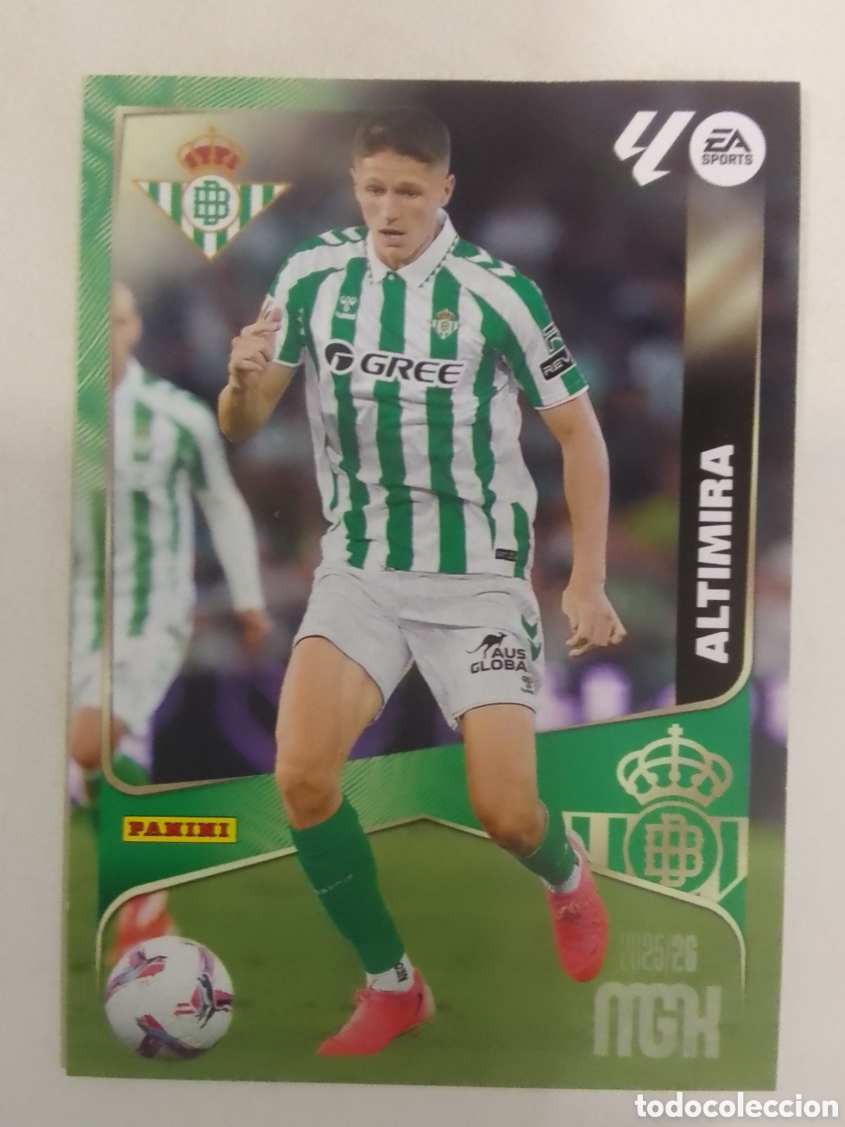 Cartes &agrave; collectionner de Football: Megacracks 2025/26 n&deg; 100 Altimira &bull; Betis.
