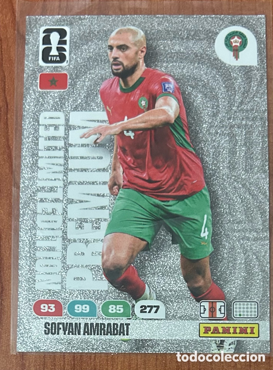 Cromos de F&uacute;tbol: Carta adrenalyn mundial 2026 limited edition premium