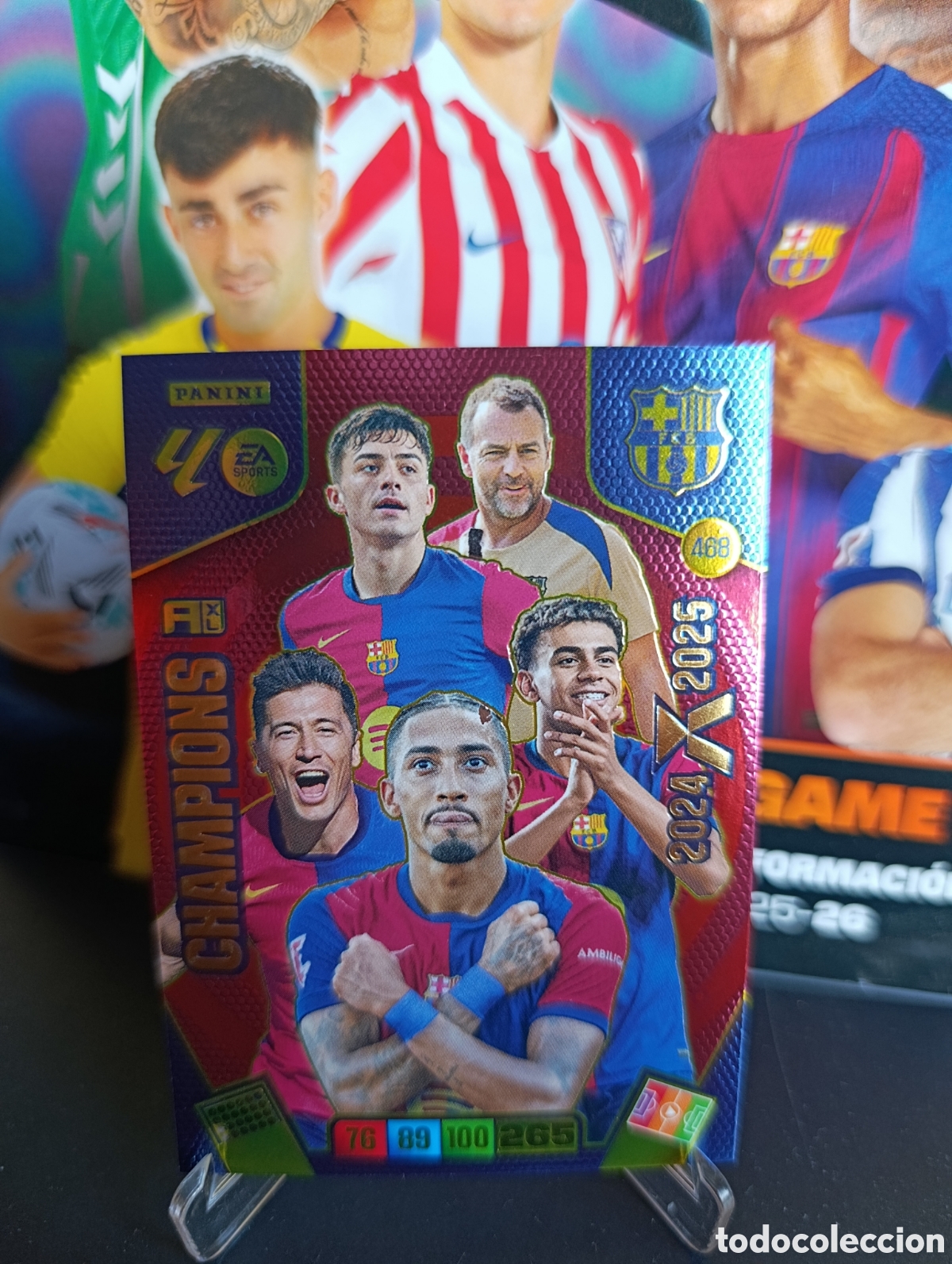 Cromos de F&uacute;tbol: Card Champions 468 FC Barcelona Adrenalyn XL 25-26 2025-2026