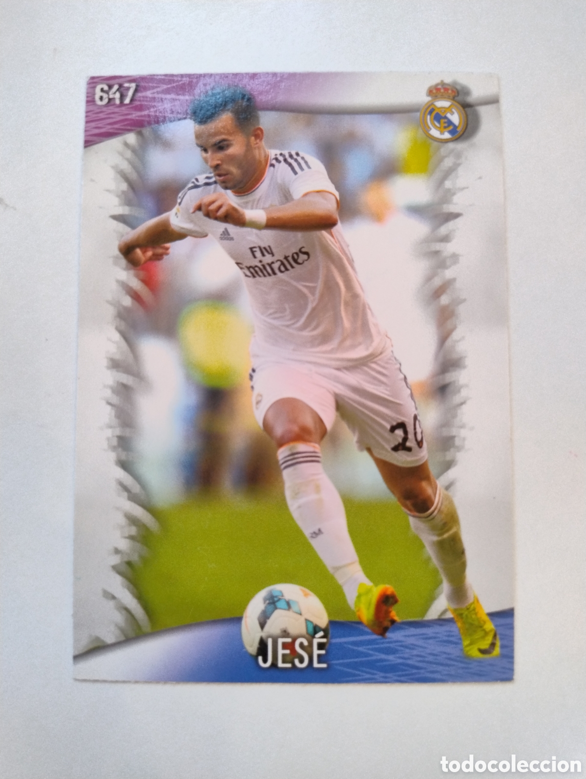 Cromos de F&uacute;tbol: 647 - Jese - Real Madrid - Mundicromo Liga 2013 - 2014